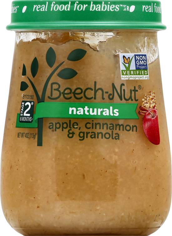 Beech-Nut Naturals Stage 2 6 Months+ Apple Cinnamon & Granola