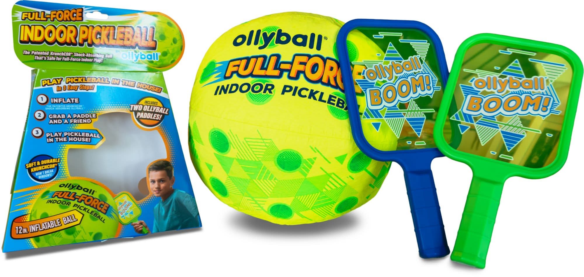 Ollyball Full-Force Indoor Pickleball Set