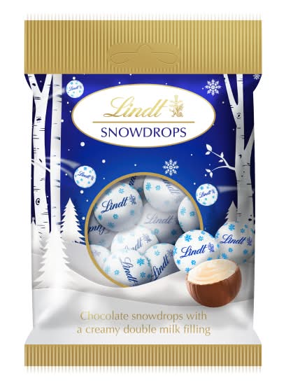 Lindt Milk Chocolate Snow Drop Balls (70g)