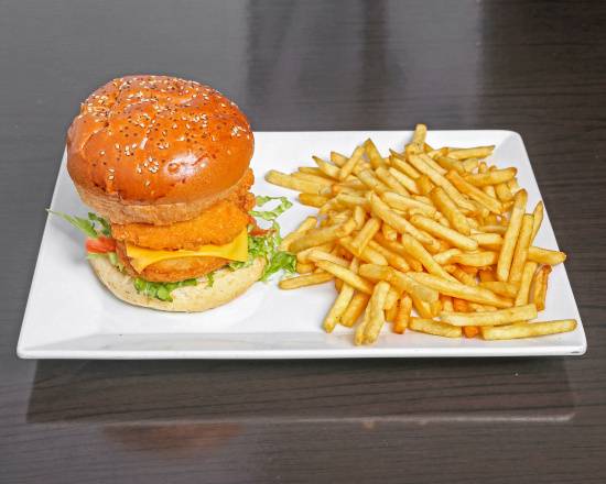 Menu crispy burger
