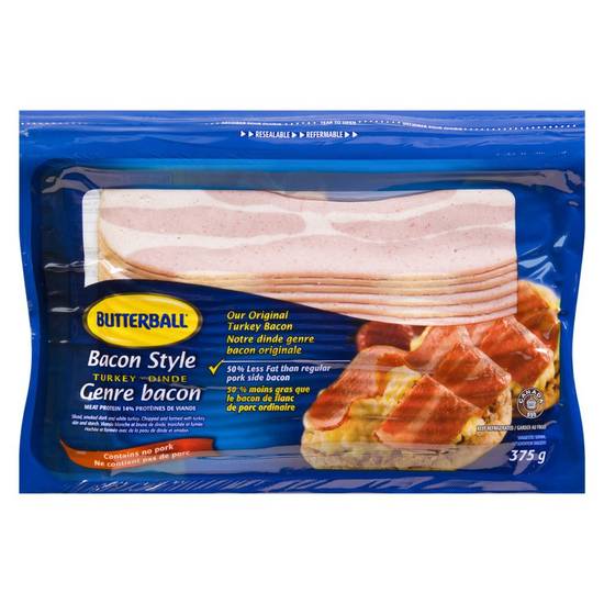 Butterball Bacon Style Turkey (375 g)