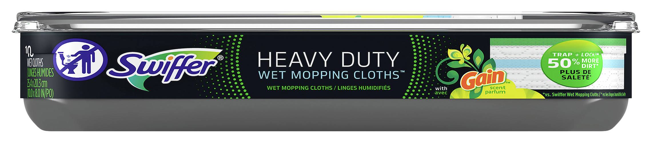 Swiffer Heavy Duty With Gain Scent Wet Mopping Cloths (1.9 lbs)