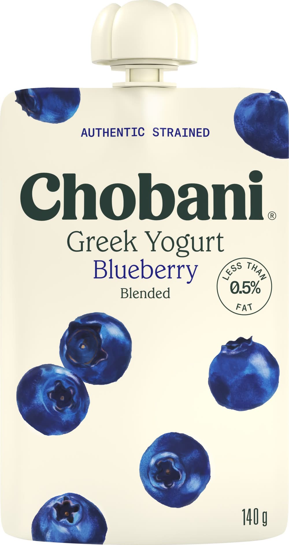 Chobani Pouch Blueberry Yoghurt Pouch 140g