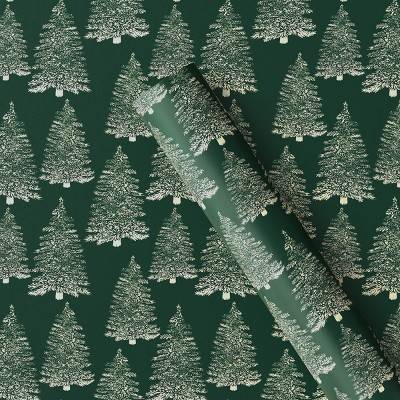 Wondershop Trees Christmas Gift Wrap, 25 sq ft.