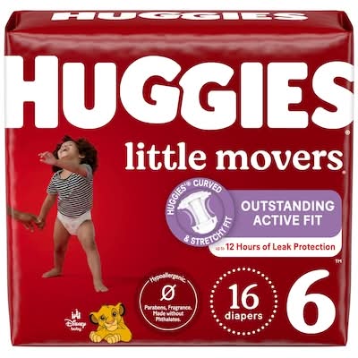 Huggies Couches Little Movers 16 CHA