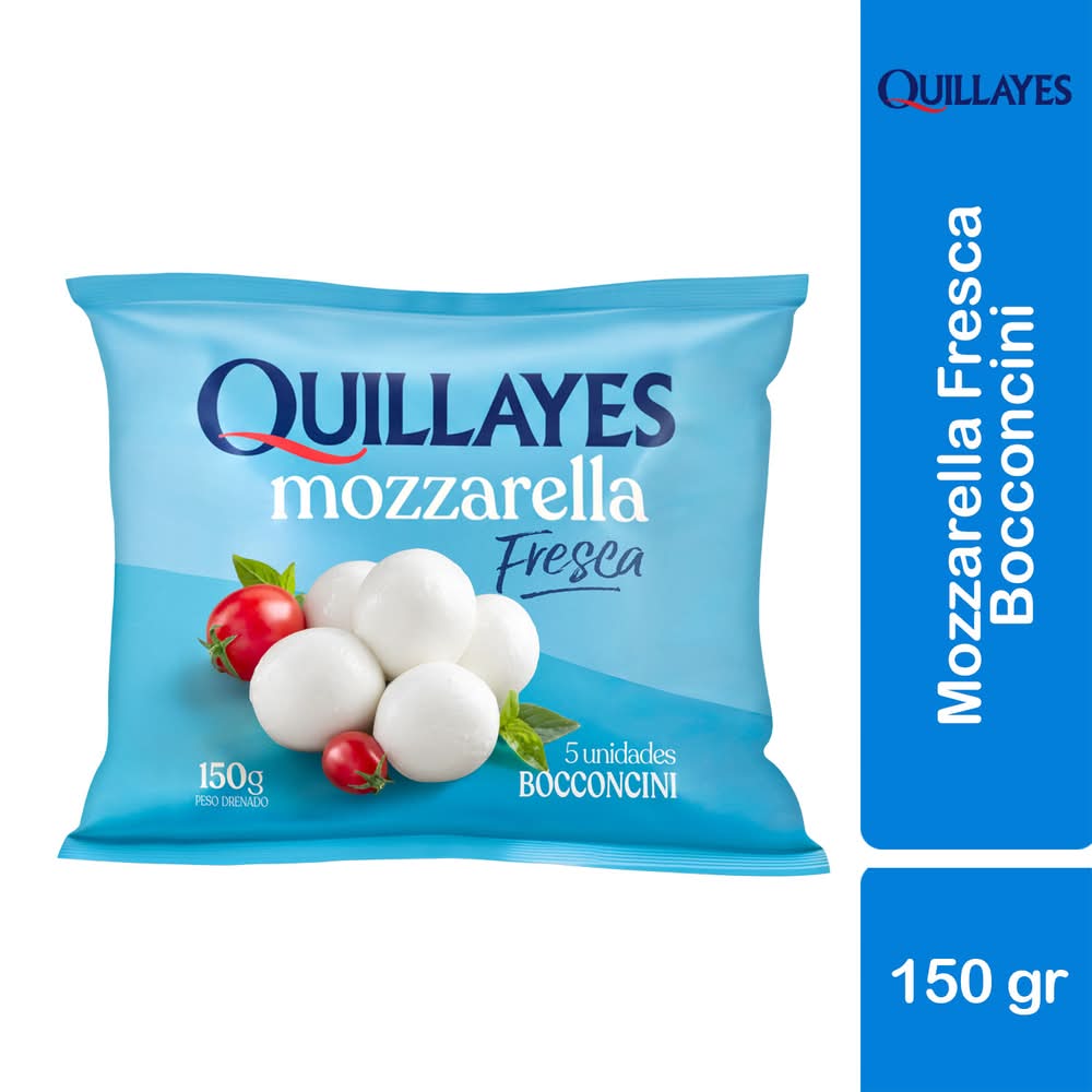 Quillayes · Mozzarella fresca de tipo bocconcini (150 g)