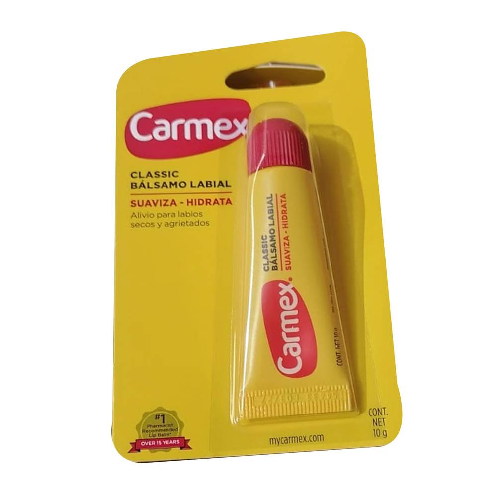 Carmex bálsamo labial clásico (tubo 10 gr)