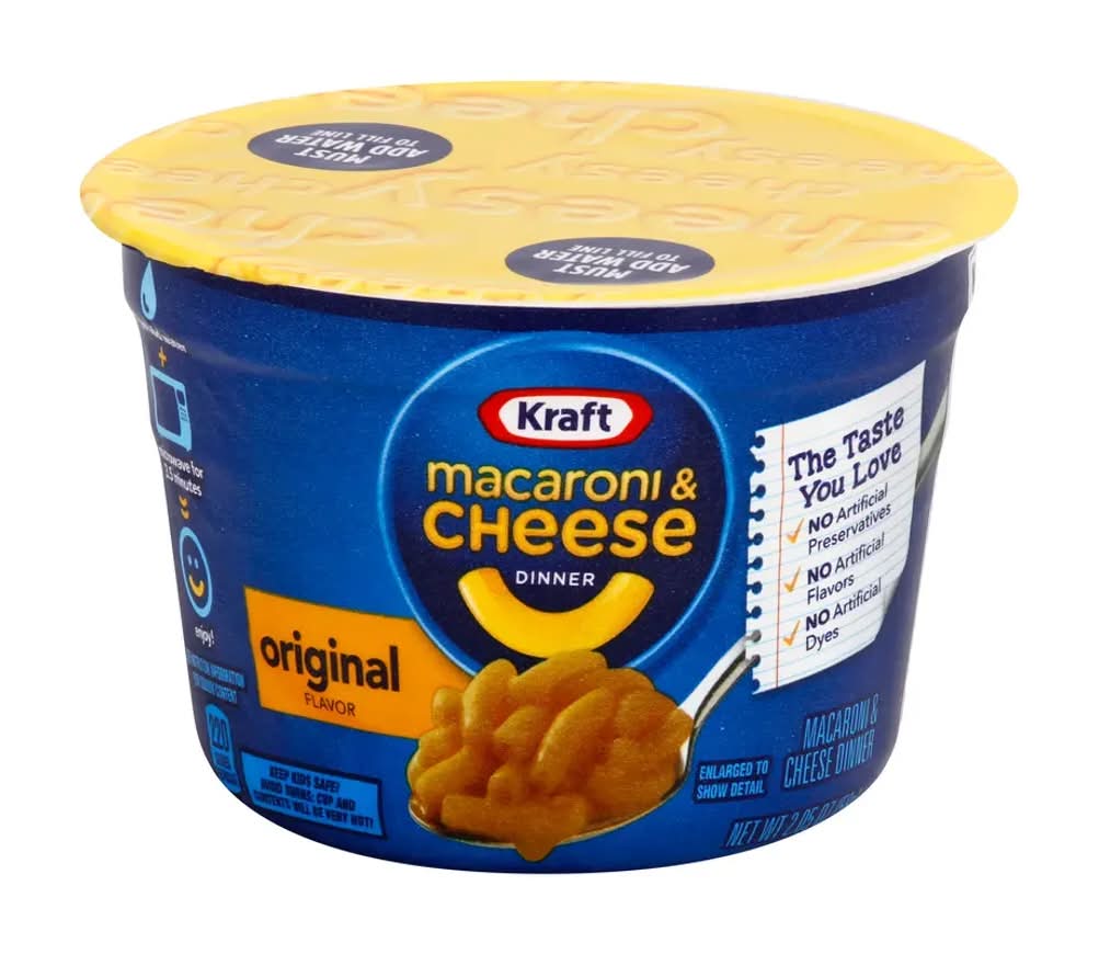 Kraft Original Macaroni and Cheese Easy Microwavable Dinner