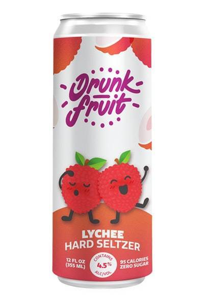 Drunk Fruit Lychee Hard Seltzer (6x 12oz cans)