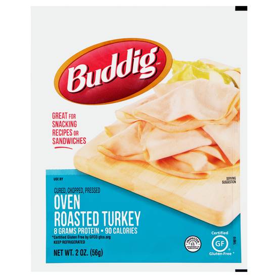 Buddig Cured Chopped Pressed Oven Roasted Turkey