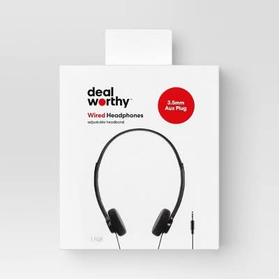 Dealworthy Retro Wired On-Ear Headphones