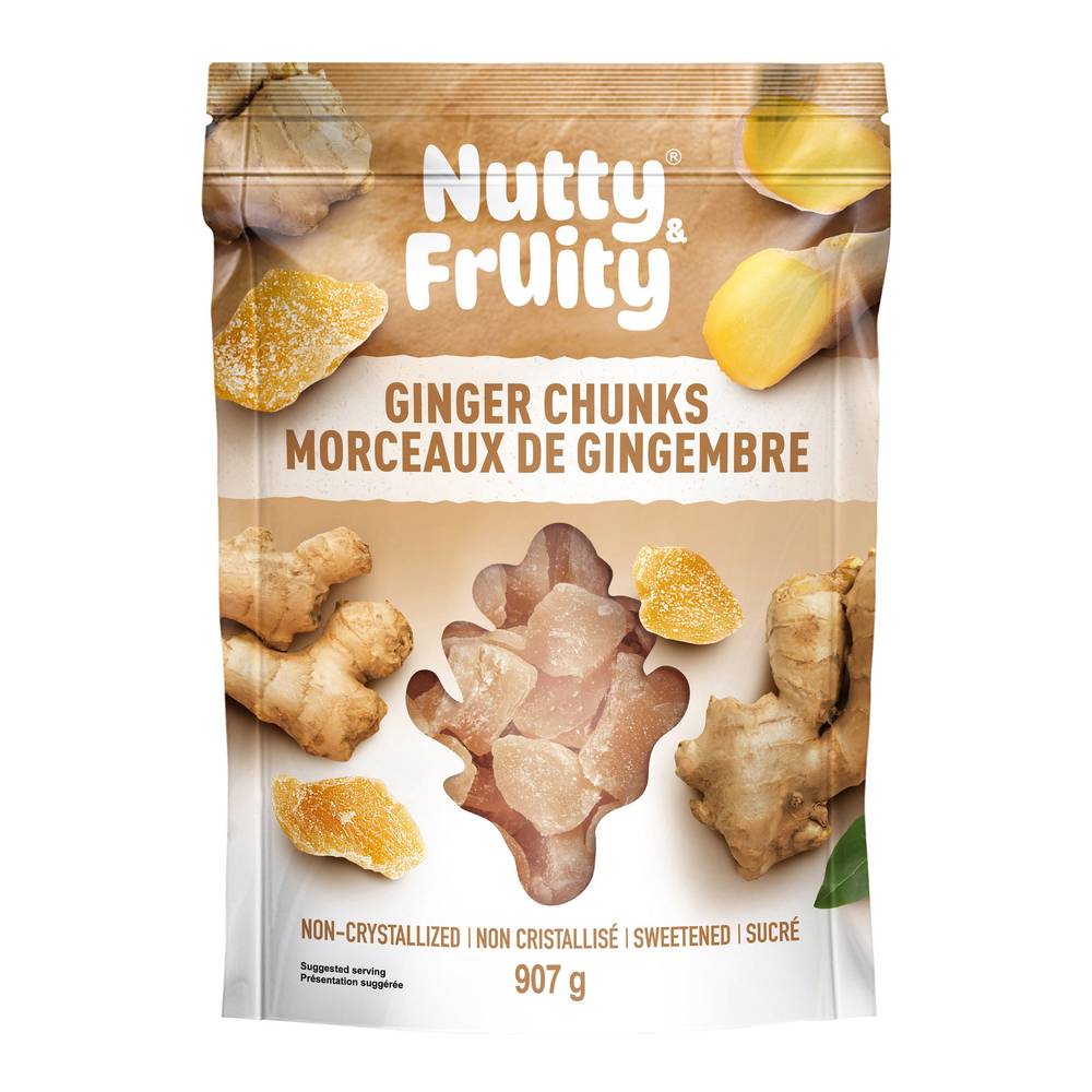 Nutty & Fruity Dried Ginger Chunks