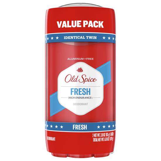 Old Spice Value pack Fresh Anti-Perspirant & Deodorant (2 x 3 oz)