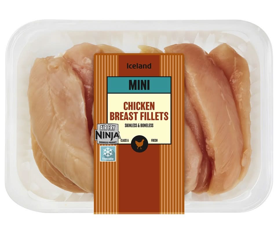 Iceland Fresh Chicken Breast Mini Fillets Skinless & Boneless