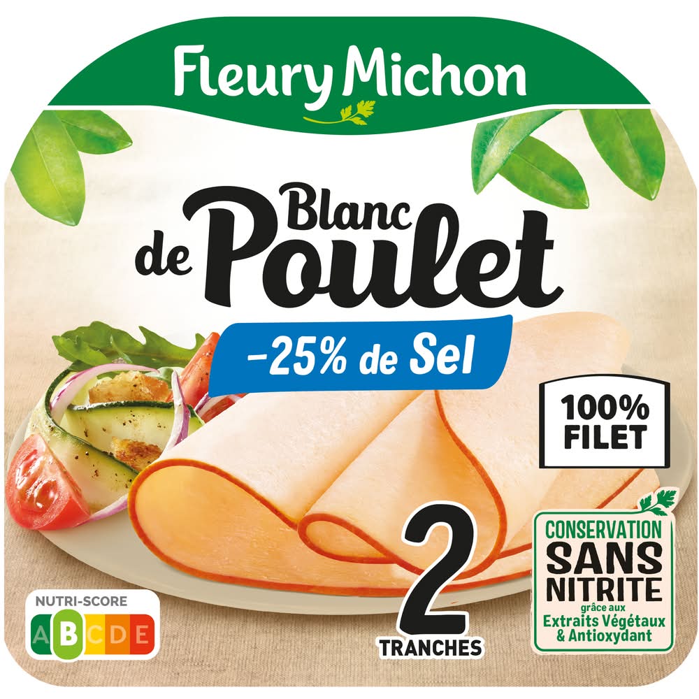 Fleury Michon - Blanc de poulet (80g)