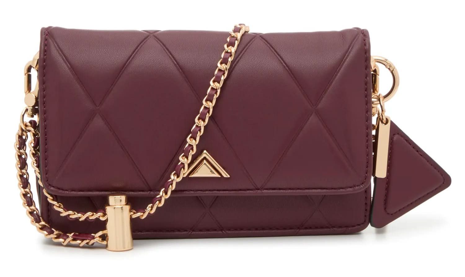 Aldo Fititallx Clutch (Burgundy One Size)