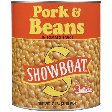 Showboat - Pork & Beans - #10 can