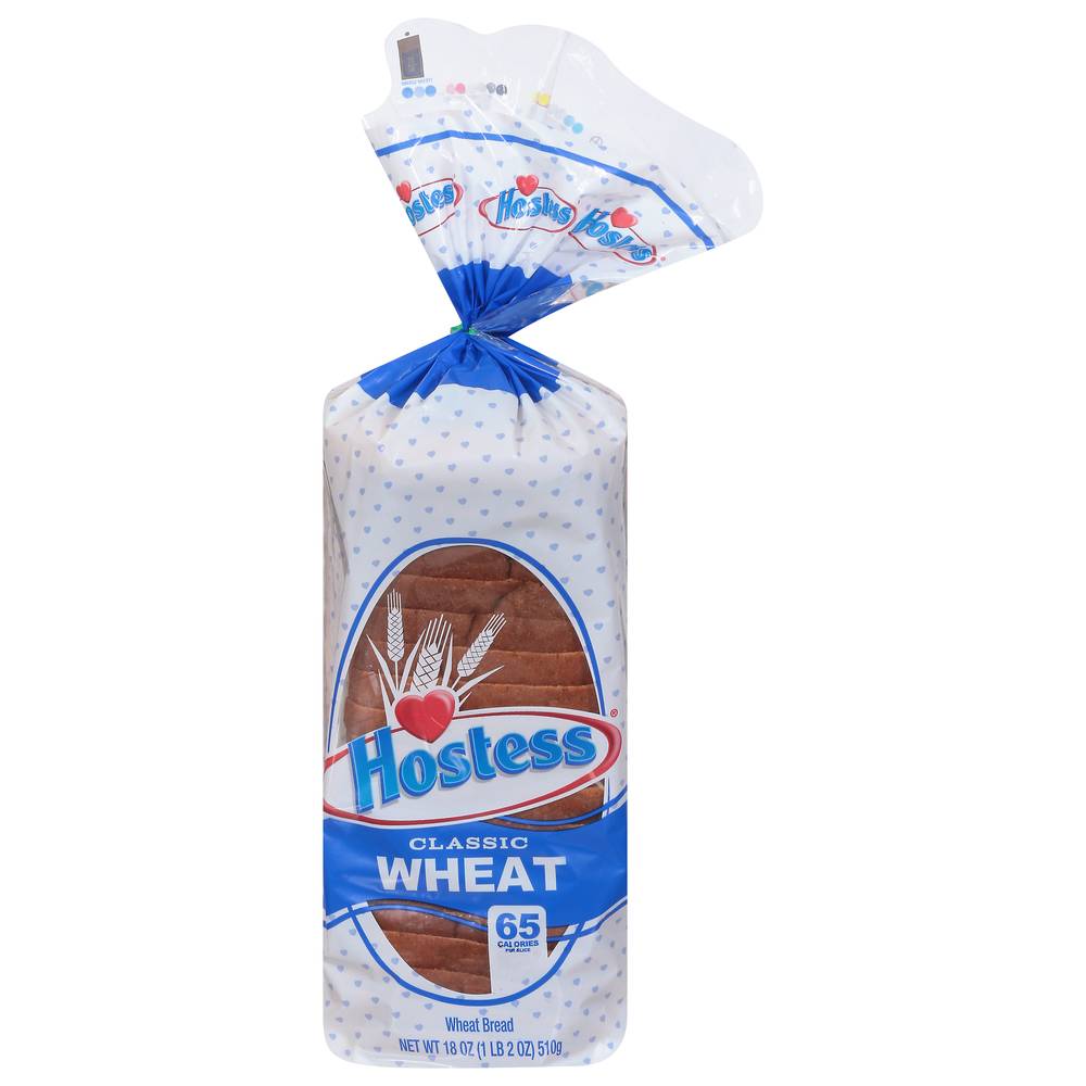 Hostess Classic Bread, Wheat (18 oz)