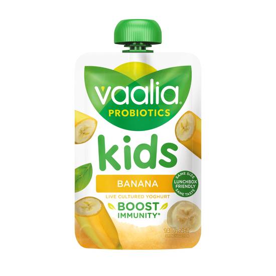 Vaalia Probiotics Banana Kids Yoghurt Pouch 140g