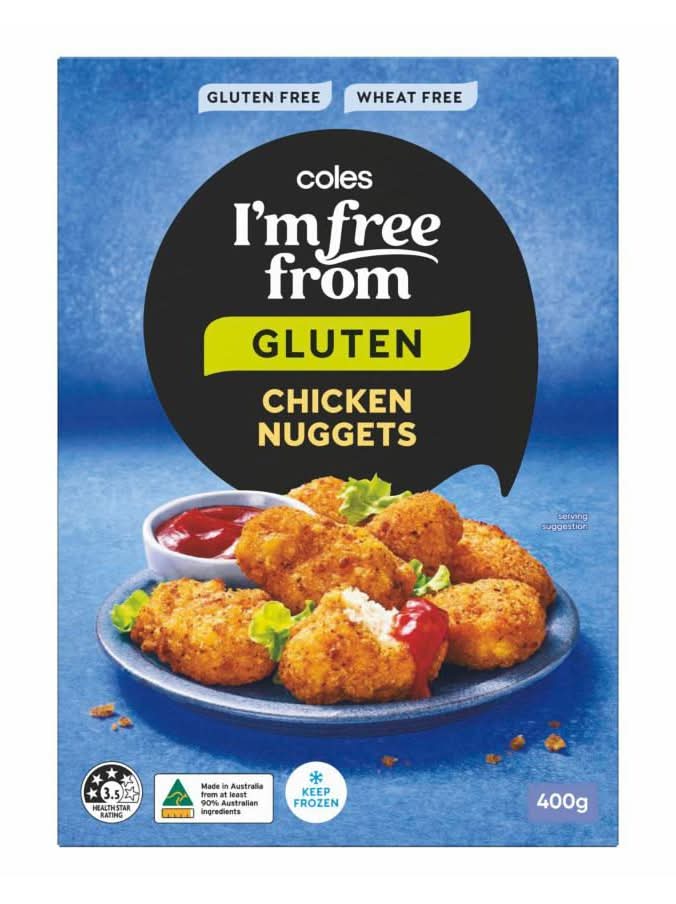 Coles Crispy Nuggets, Chicken (400g)