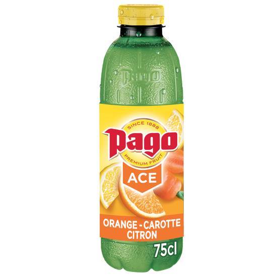 Pago ace boisson aromatisée d'orange, carotte et citron multivitaminée (0.75 l)