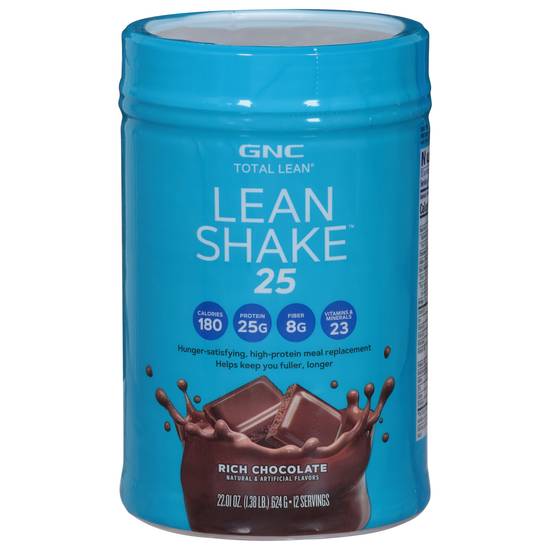 Gnc Rich Chocolate Lean Shake 25 (22.08 oz)