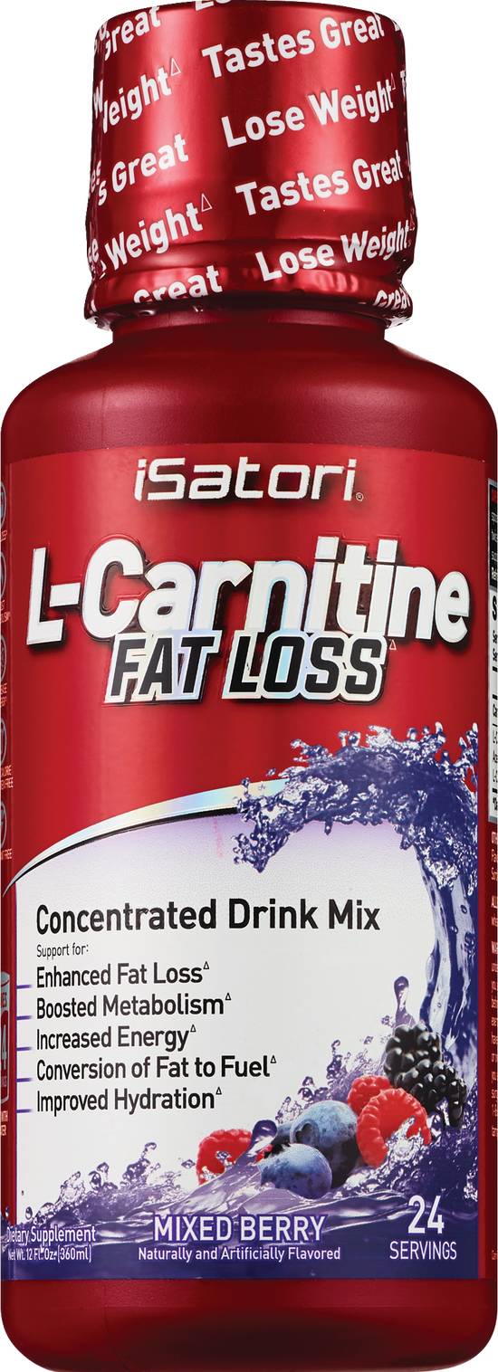 Isatori - L Carnitine LS3 Fat Loss Supplement, 12 OZ