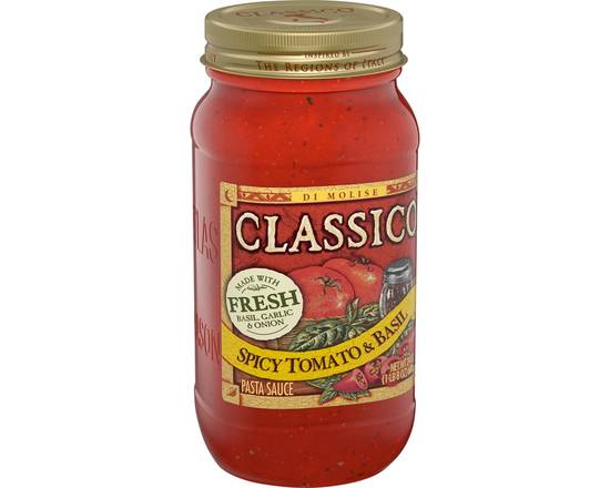 Classico · Pasta Sauce Spicy Tomato & Basil Jar (24 oz)