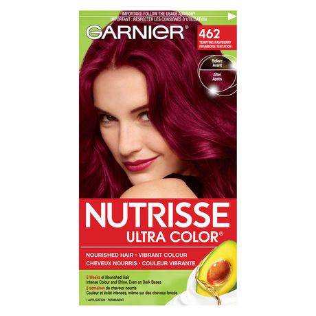 Garnier Nutrisse Ultra Color Permanent Haircolour, 462 Tempting Raspberry