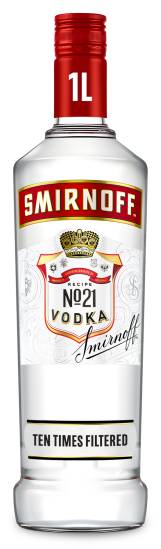 Smirnoff No. 21 Red Label Vodka (1L)