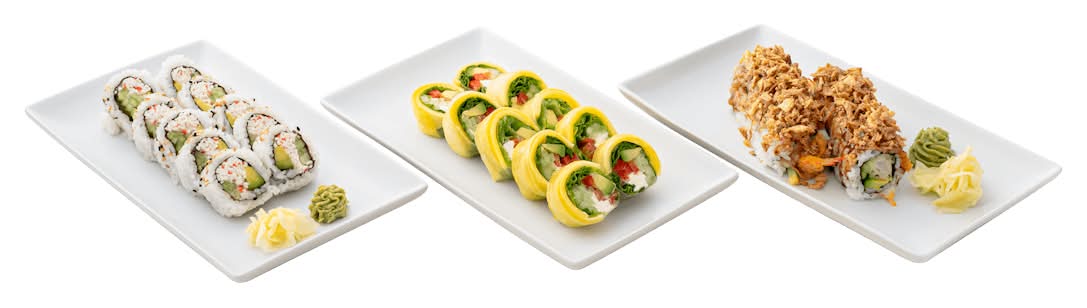 1 Classic Roll, 2 Specialty Rolls