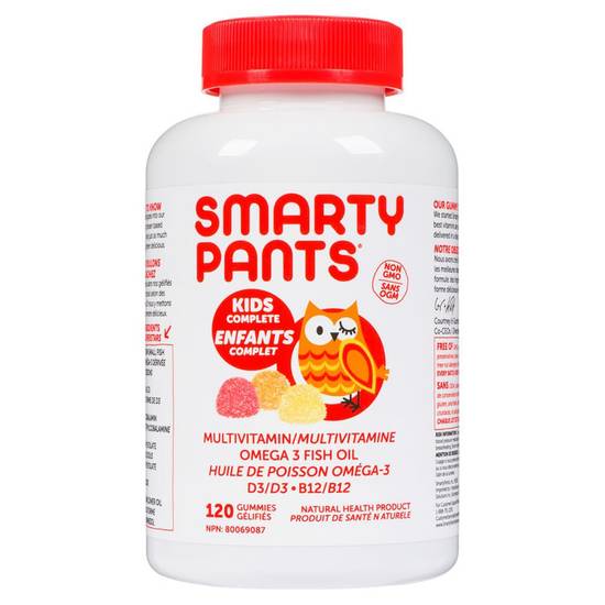 Smarty Pants Kids Complete Multivitamin Gummies (120 units)