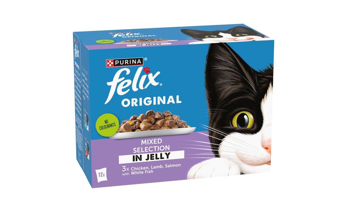 Felix Original Mixed Selection In Jelly Wet Cat Food 85g 12 pack (407025)