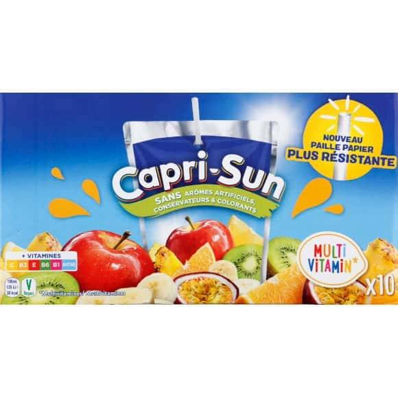 Capri-Sun Boisson Aux Fruits Multivitamines Les 10 Mini Poches De 20Cl