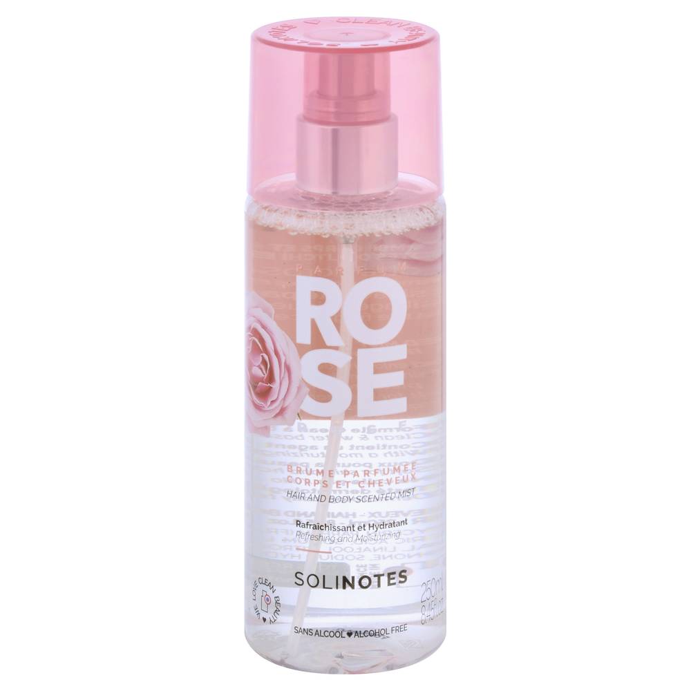 Solinotes Rose Hair and Body Scented Mist (250 ml)