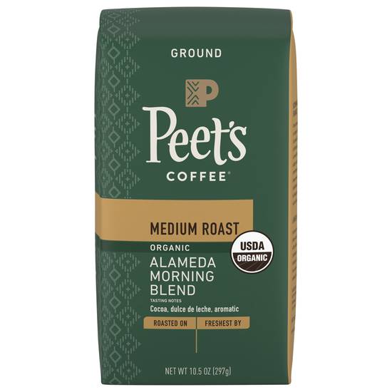 Peet's Coffee Alameda Morning Blend Medium Roast Ground Coffee (10.5 oz)