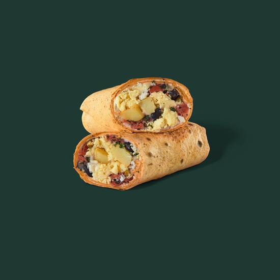 Southwest Potato, Black Bean & Egg Wrap