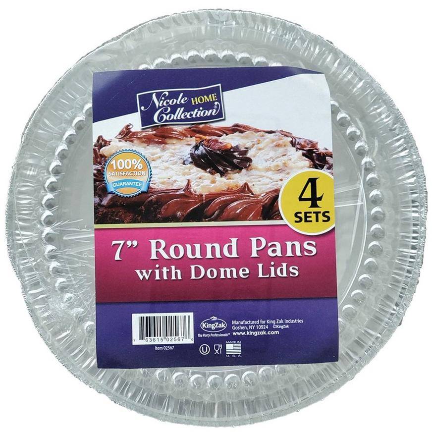 Party City Round Pans With Dome Lids (4 ct)