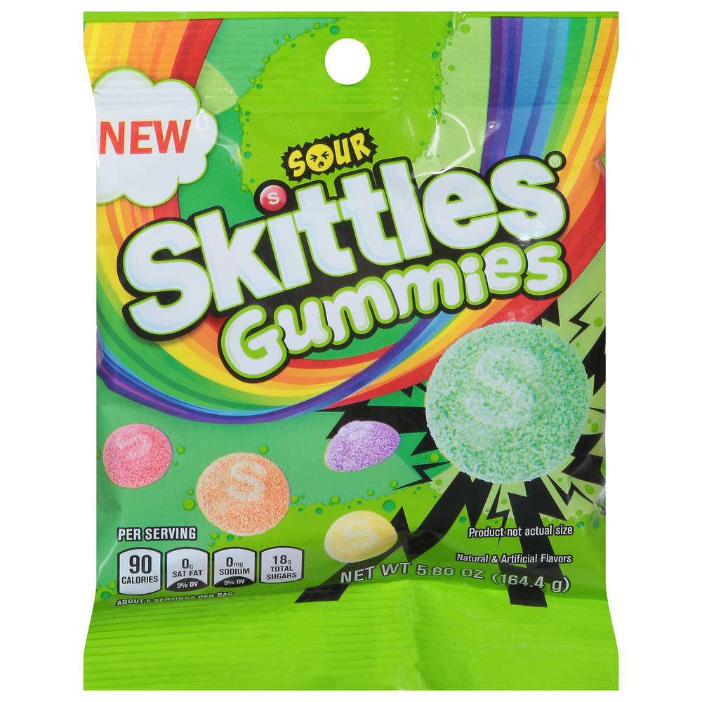 Skittles Sour Chewy Candy Assortment Gummies (5.8 oz)