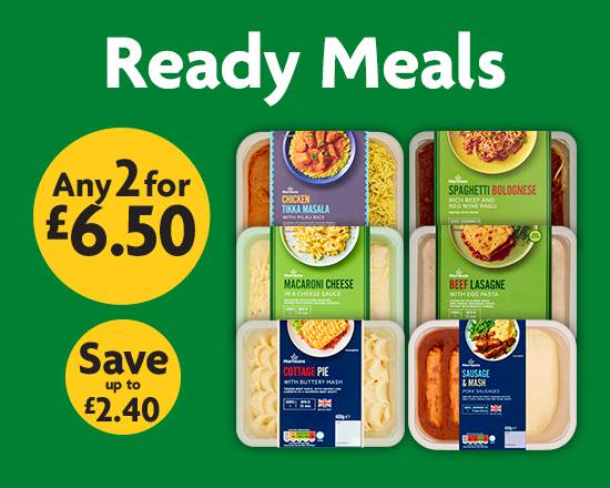 2 for £6.50 - Ready Meals