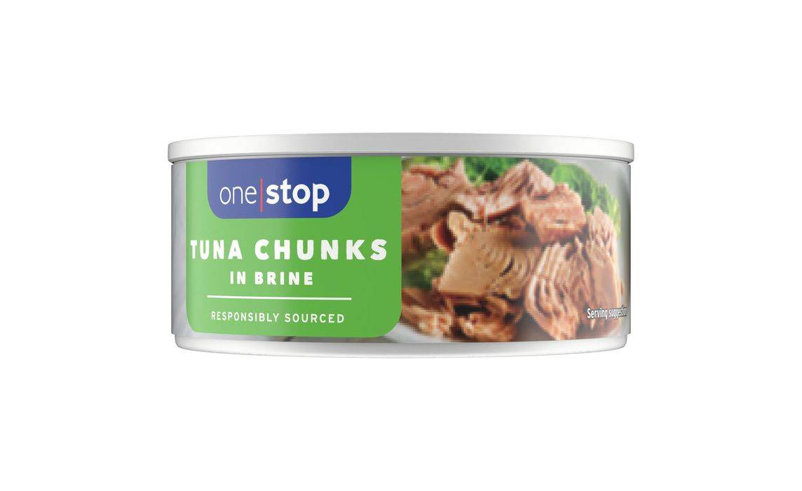 One Stop Tuna Chunks in Brine 145g (400736)