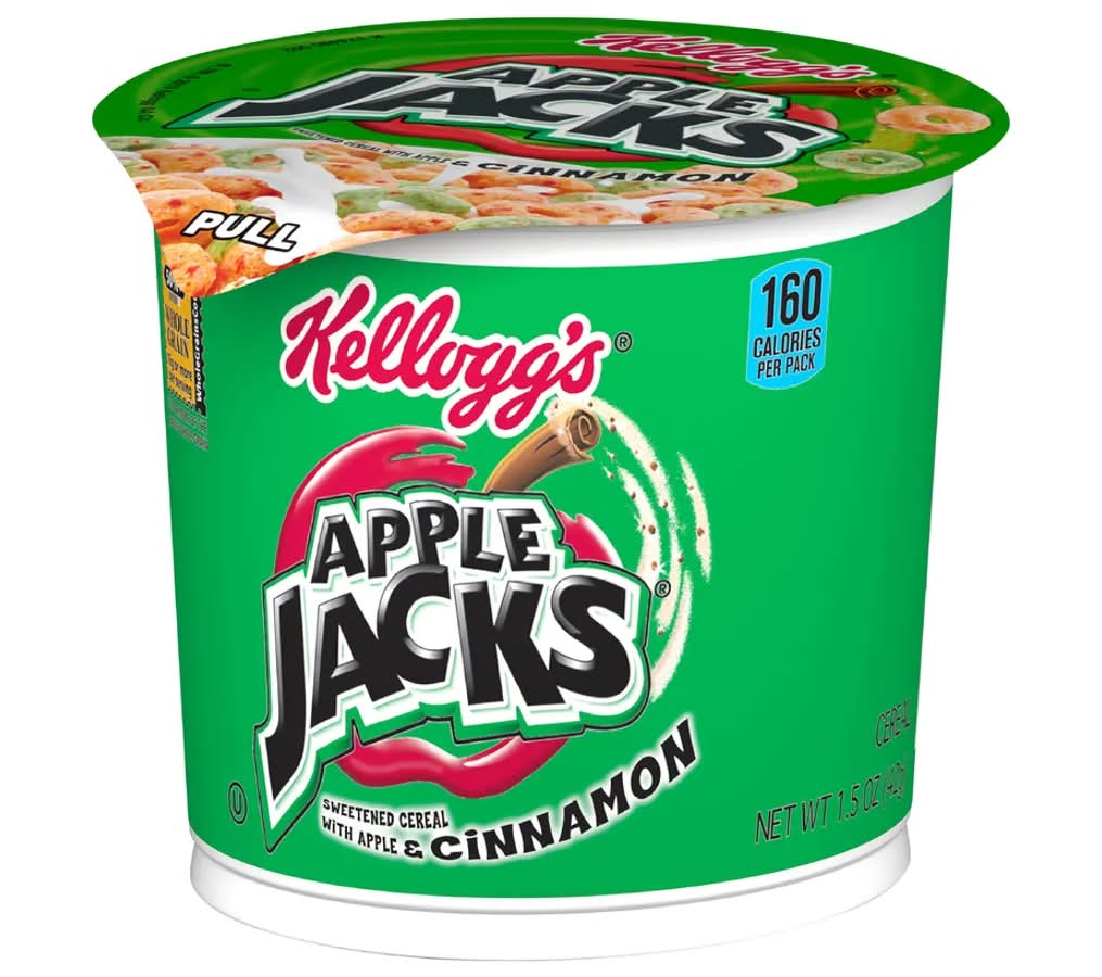 Kellogg's Apple Jacks Cereal Cup