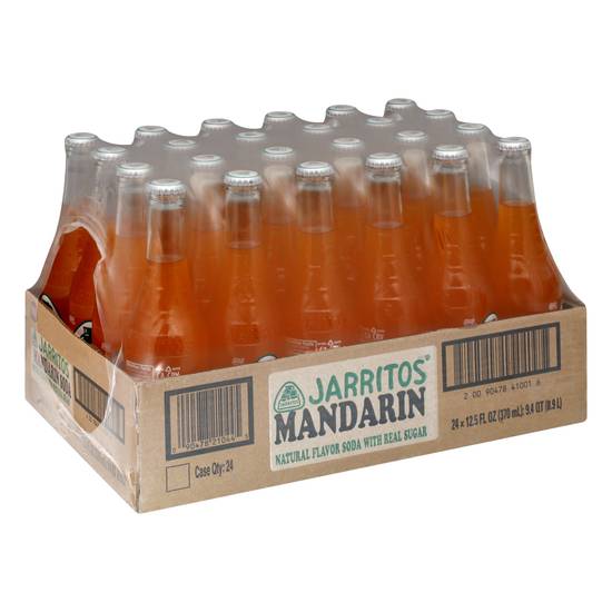 Jarritos Natural Mandarin Flavor Soda (24 ct, 12 fl oz)