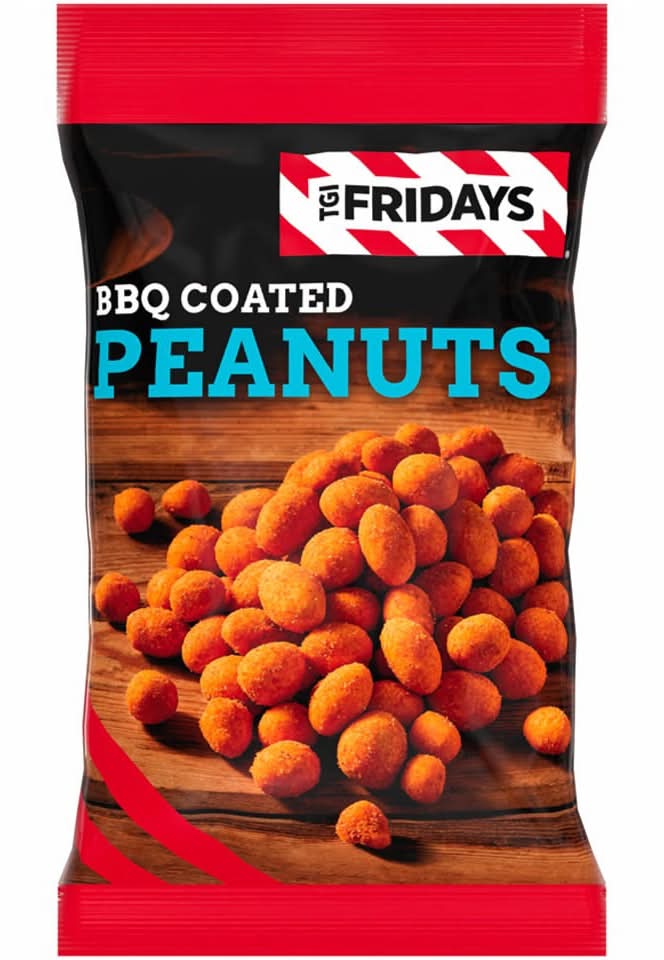 TGI Friday's Bbq Coated Peanuts (120g)