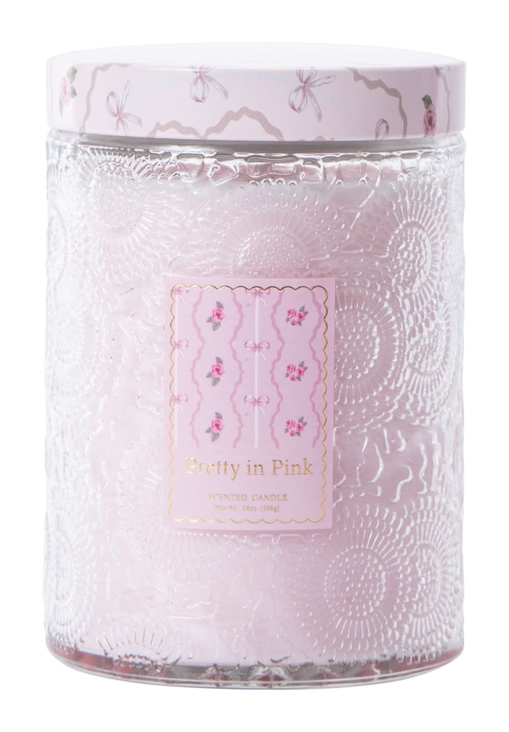 Scented Candle 14oz Pretty In Pink