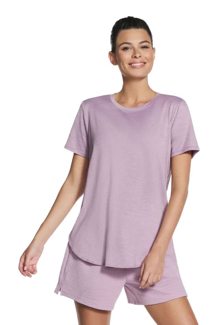 Skechers Go Dri Swift Women'S Tee (Mauve Pink S)