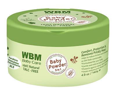 WBM Care Baby Powder, 4.9 Oz.