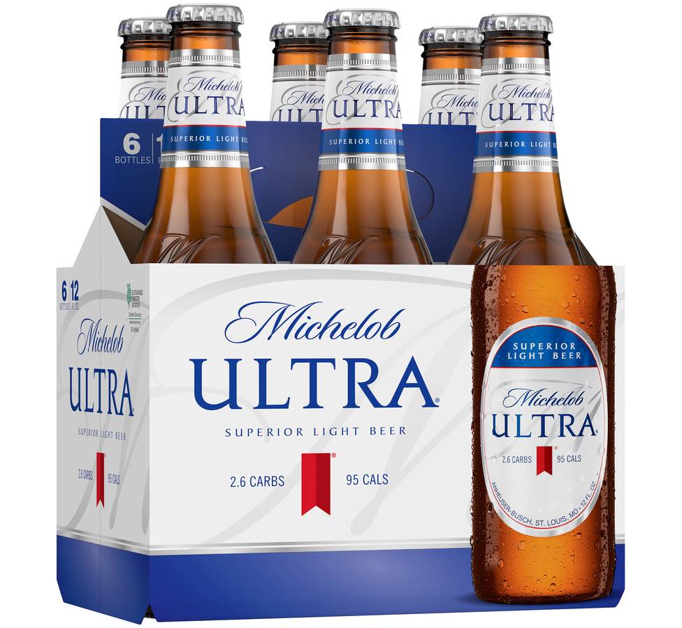 Michelob Superior Light Beers - 6 Pack