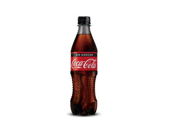 Coca Cola Sin Azúcar 600 ml (botella)