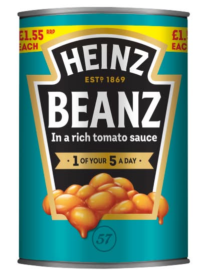 Heinz Baked Beans in a Rich Tomato Sauce (415g)